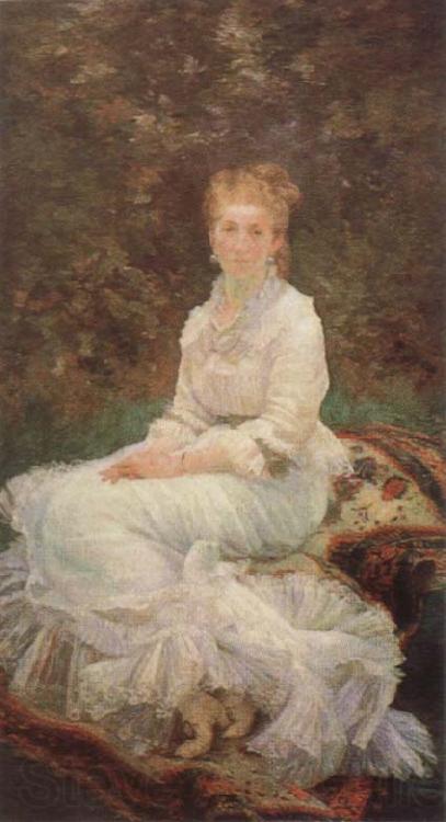 Marie Bracquemond The Lady in White Spain oil painting art